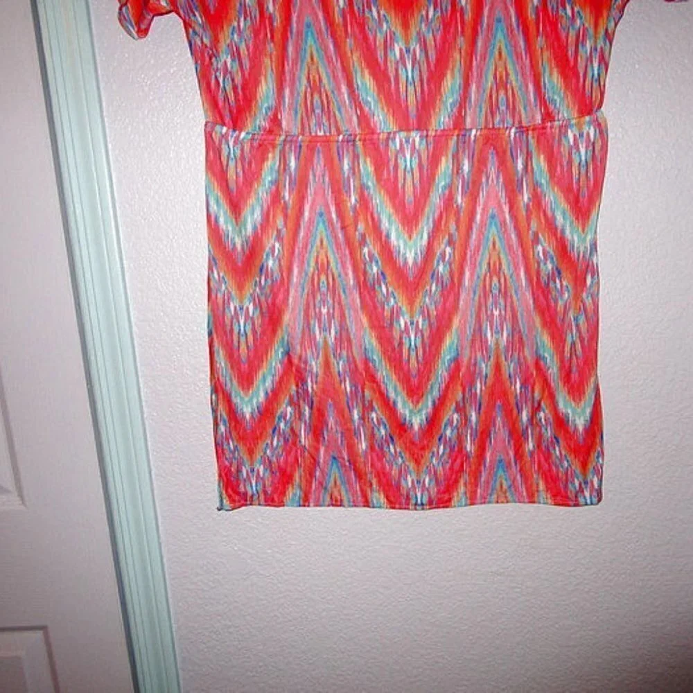 Coco Reef Beach Dress Size S Swim Cover Up Crochet Kimono Caftan Resortwear NEW